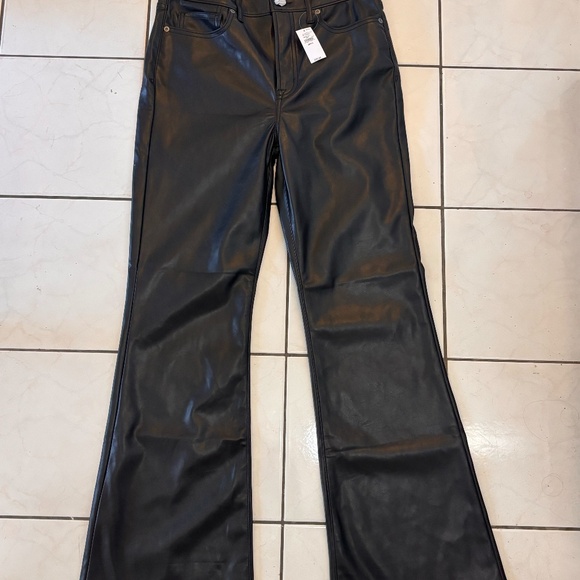 Gap faux leather flare pants - NWT - Picture 2 of 5